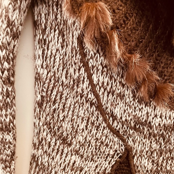 Chunky sweater long Sz L - Picture 8 of 9